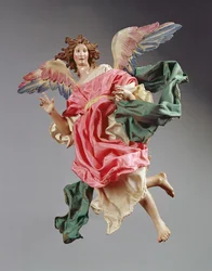 Ángel, del pesebre y árbol de Navidad